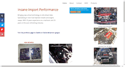 Desktop Screenshot of insaneimportperformance.com